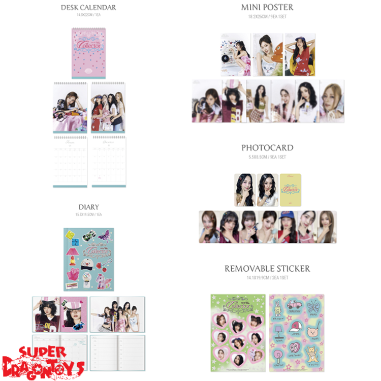 TWICE (트와이스) - 2025 SEASON'S GREETINGS - [DESK CALENDAR] PACKAGE + [JYP PHOTOCARD SET]