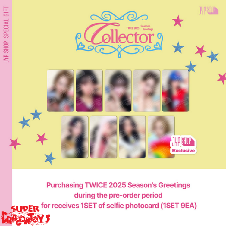 TWICE (트와이스) - 2025 SEASON'S GREETINGS - [DESK CALENDAR] PACKAGE + [JYP PHOTOCARD SET]