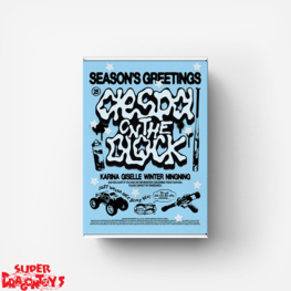 AESPA (에스파) - 2025 SEASON'S GREETINGS - [DESK CALENDAR] PACKAGE + EXCLUSIVE PHOTOCARD