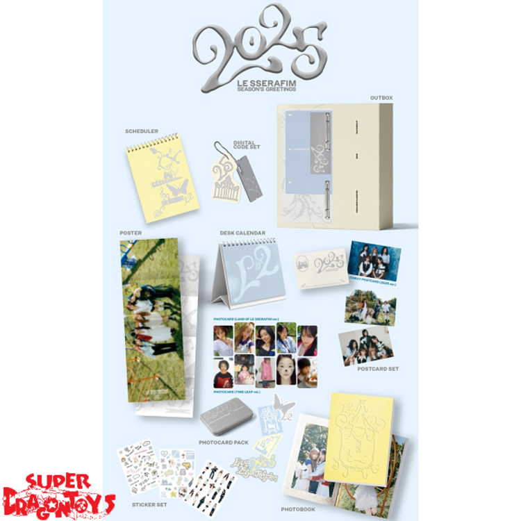 LE SSERAFIM (르세라핌) - 2025 SEASON'S GREETINGS - [DESK CALENDAR + DIGITAL CODE SET] PACKAGE