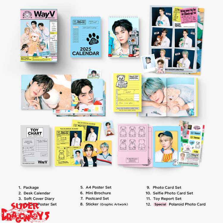 WAYV - 2025 SEASON'S GREETINGS - [DESK CALENDAR] PACKAGE + EXCLUSIVE PHOTOCARD