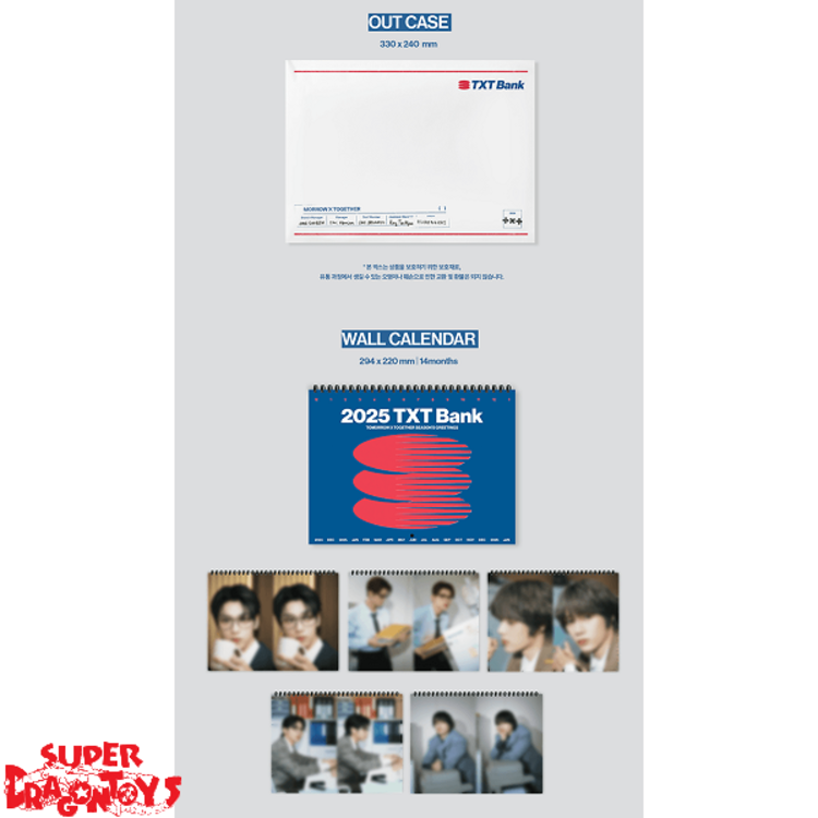 TXT (투모로우바이투게더) - 2025 SEASON'S GREETINGS - [DESK CALENDAR + DIGITAL CODE SET + WALL CALENDAR] PACKAGE + [WEVERSE GIFT]