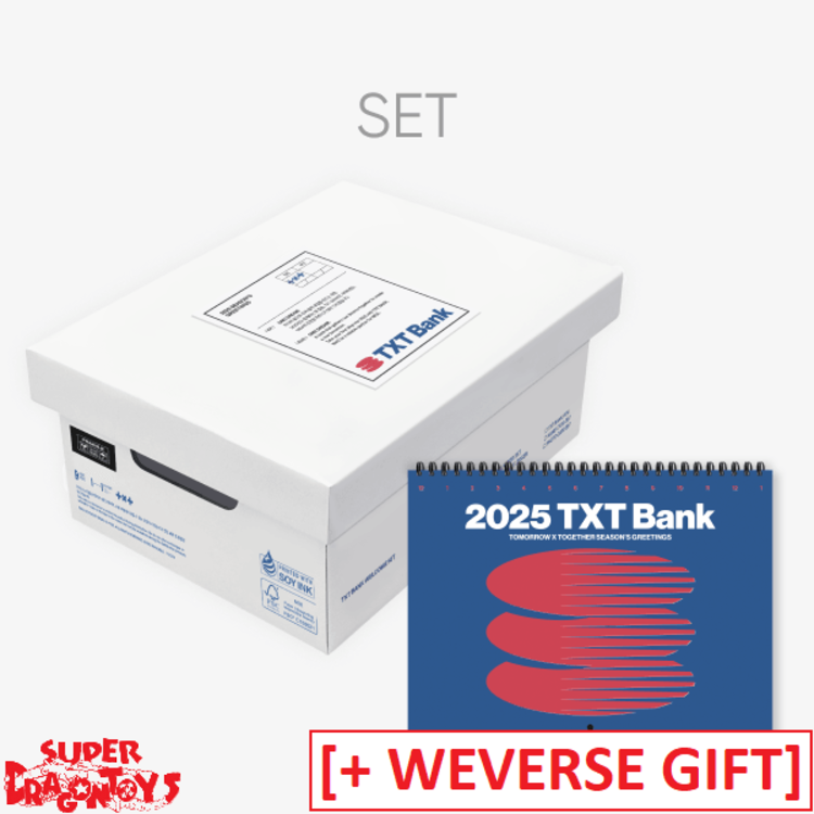 TXT (투모로우바이투게더) - 2025 SEASON'S GREETINGS - [DESK CALENDAR + DIGITAL CODE SET + WALL CALENDAR] PACKAGE + [WEVERSE GIFT]