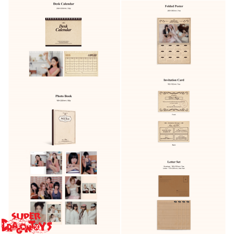 KISS OF LIFE (키스 오브 라이프) - 2025 SEASON'S GREETINGS - [DESK CALENDAR] PACKAGE + [EXCLUSIVE PHOTOCARD SET]