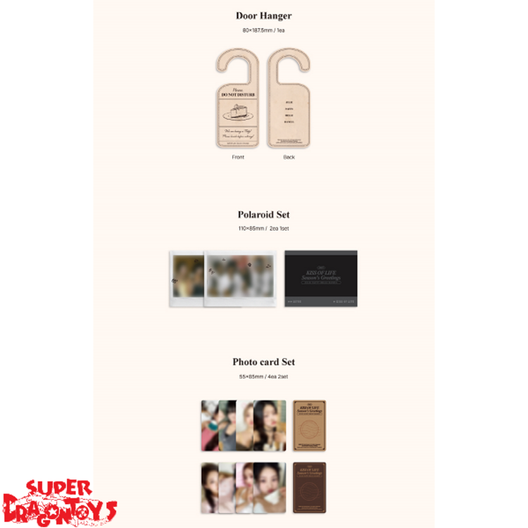 KISS OF LIFE (키스 오브 라이프) - 2025 SEASON'S GREETINGS - [DESK CALENDAR] PACKAGE + [EXCLUSIVE PHOTOCARD SET]