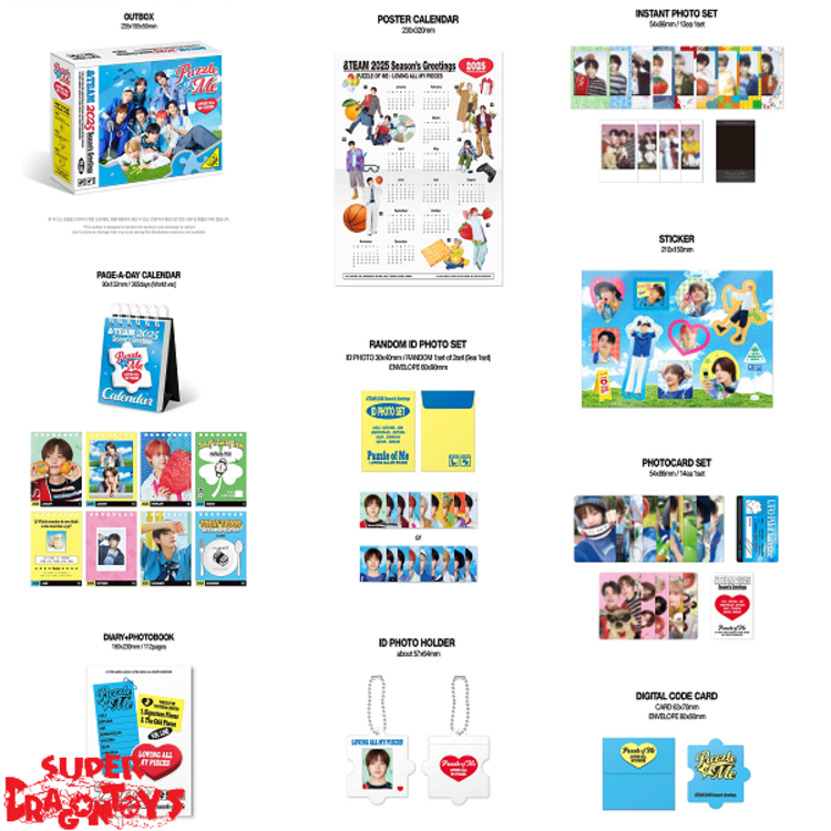 &TEAM (エンティーム) - 2025 SEASON'S GREETINGS - [DESK CALENDAR + DIGITAL CODE] PACKAGE