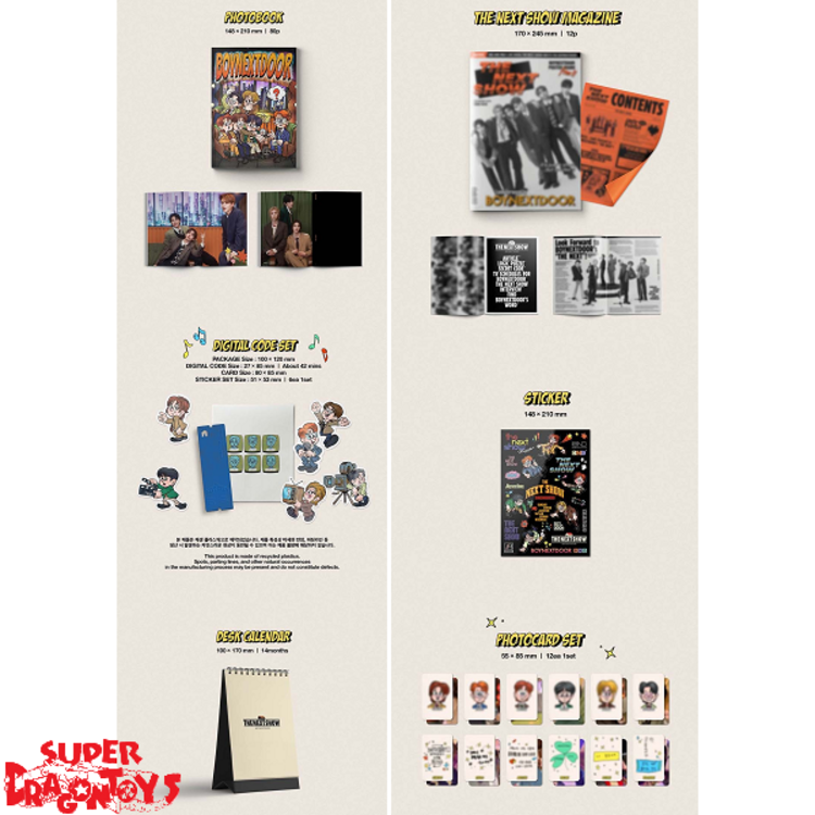 BOYNEXTDOOR (보이넥스트도어) - 2025 SEASON'S GREETINGS - [DESK CALENDAR + DIGITAL CODE SET] PACKAGE