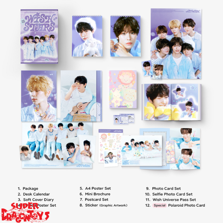 NCT WISH (엔시티 위시) - 2025 SEASON'S GREETINGS - [DESK CALENDAR] PACKAGE + EXCLUSIVE PHOTOCARD