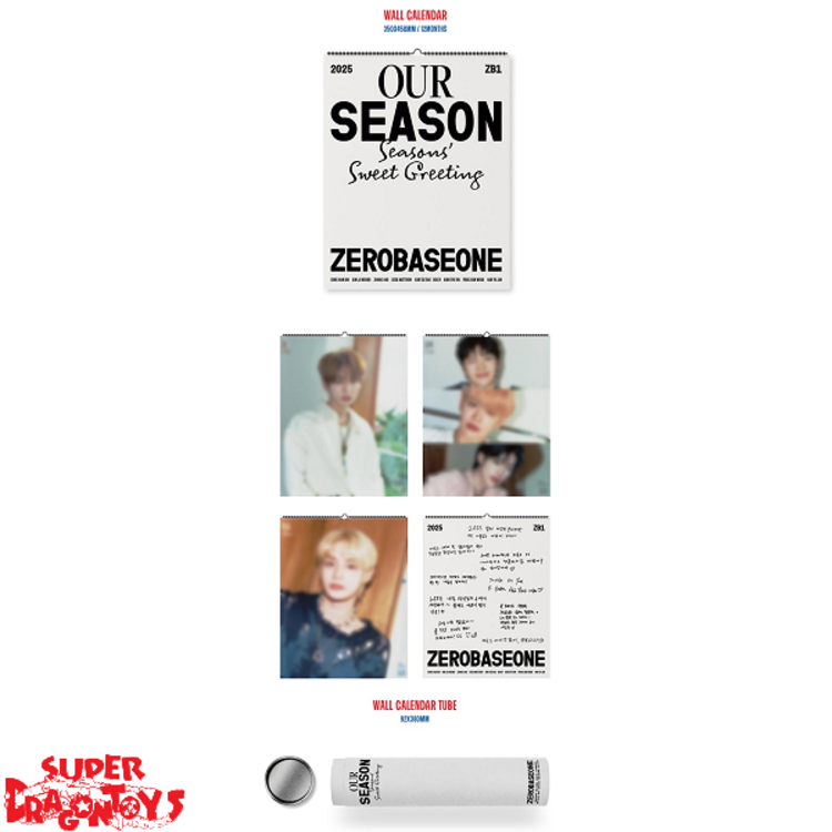 ZEROBASEONE (제로베이스원) - 2025 SEASONS' SWEET GREETINGS [WALL CALENDAR]