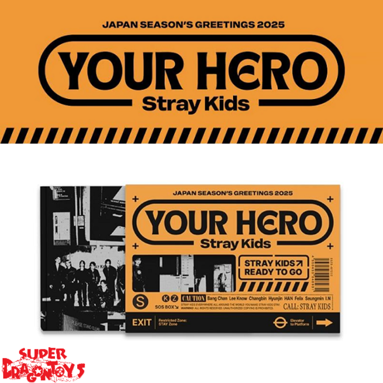 STRAY KIDS (ストレイキッズ) - JAPAN 2025 SEASON'S GREETINGS "YOUR HERO" - [DESK CALENDAR] PACKAGE