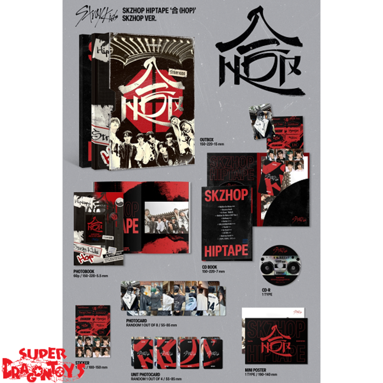 STRAY KIDS (스트레이 키즈) - SKZHOP HIPTAPE "合 (HOP)" - [SKZHOP VER.] - ALBUM