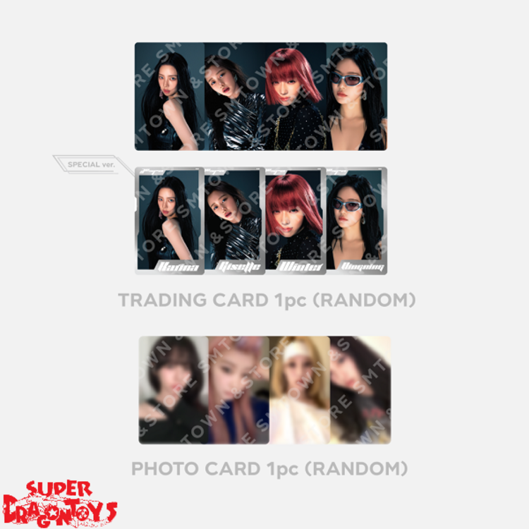AESPA (에스파) - [#WHIPLASH_MOOD] RANDOM TRADING CARD (VER. A) - OFFICIAL MD