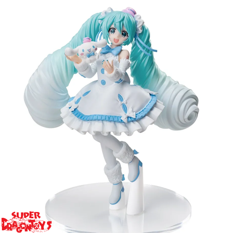 SEGA VOCALOID - HATSUNE MIKU X CINNAMOROLL [WHITE DRESS VER.] - LUMINASTA FIGURE