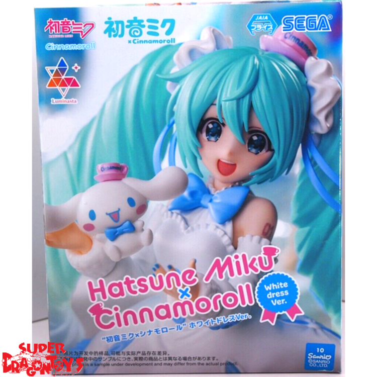 SEGA VOCALOID - HATSUNE MIKU X CINNAMOROLL [WHITE DRESS VER.] - LUMINASTA FIGURE