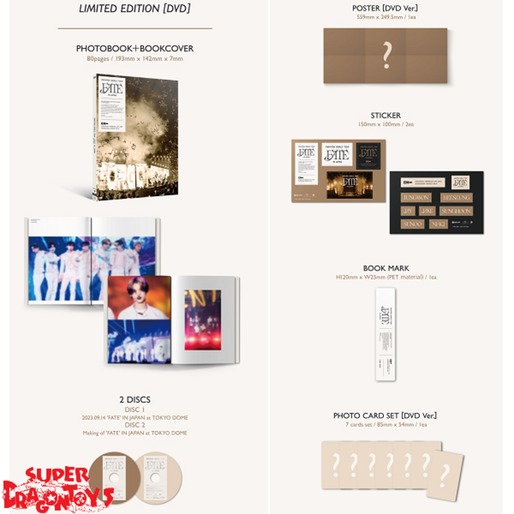 ENHYPEN (エンハイプン) - WORLD TOUR "FATE" IN JAPAN - [LIMITED EDITION DVD] PACKAGE