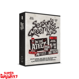 ATEEZ (에이티즈) - 2025 SEASON'S GREETINGS - [DESK CALENDAR + DVD] PACKAGE