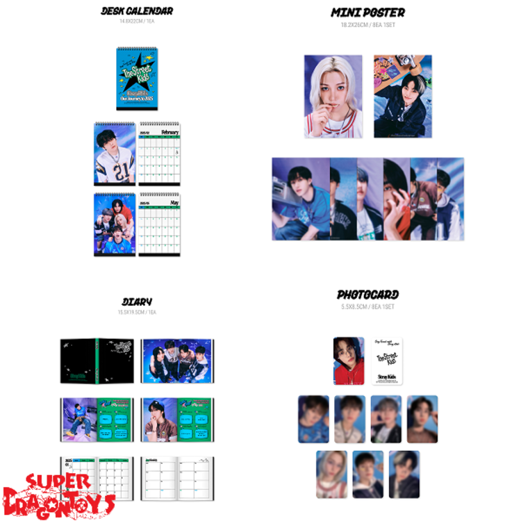 STRAY KIDS (스트레이 키즈) - 2025 SEASON'S GREETINGS - [DESK CALENDAR] PACKAGE