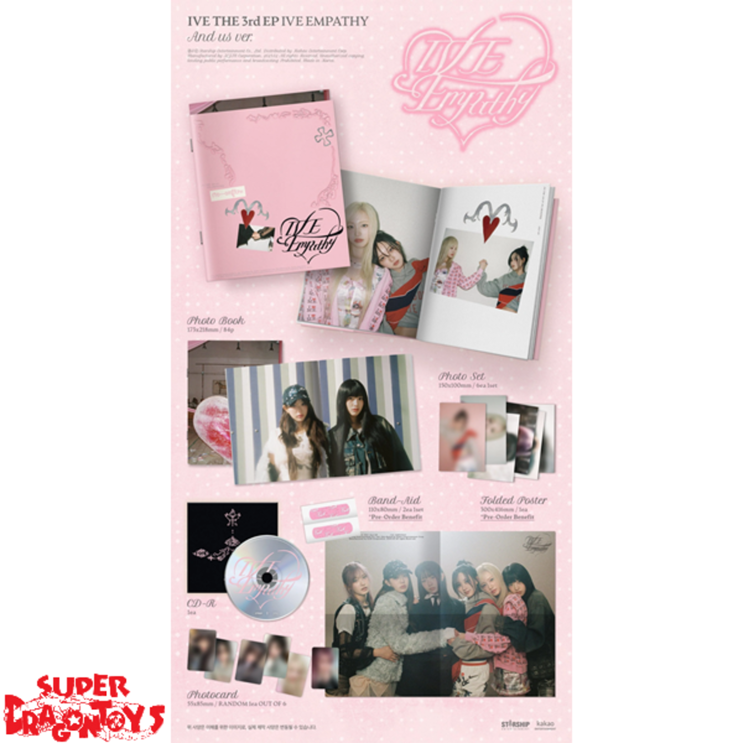 IVE (아이브) - IVE EMPATHY - THE 3RD EP - SUPER DRAGON TOYS