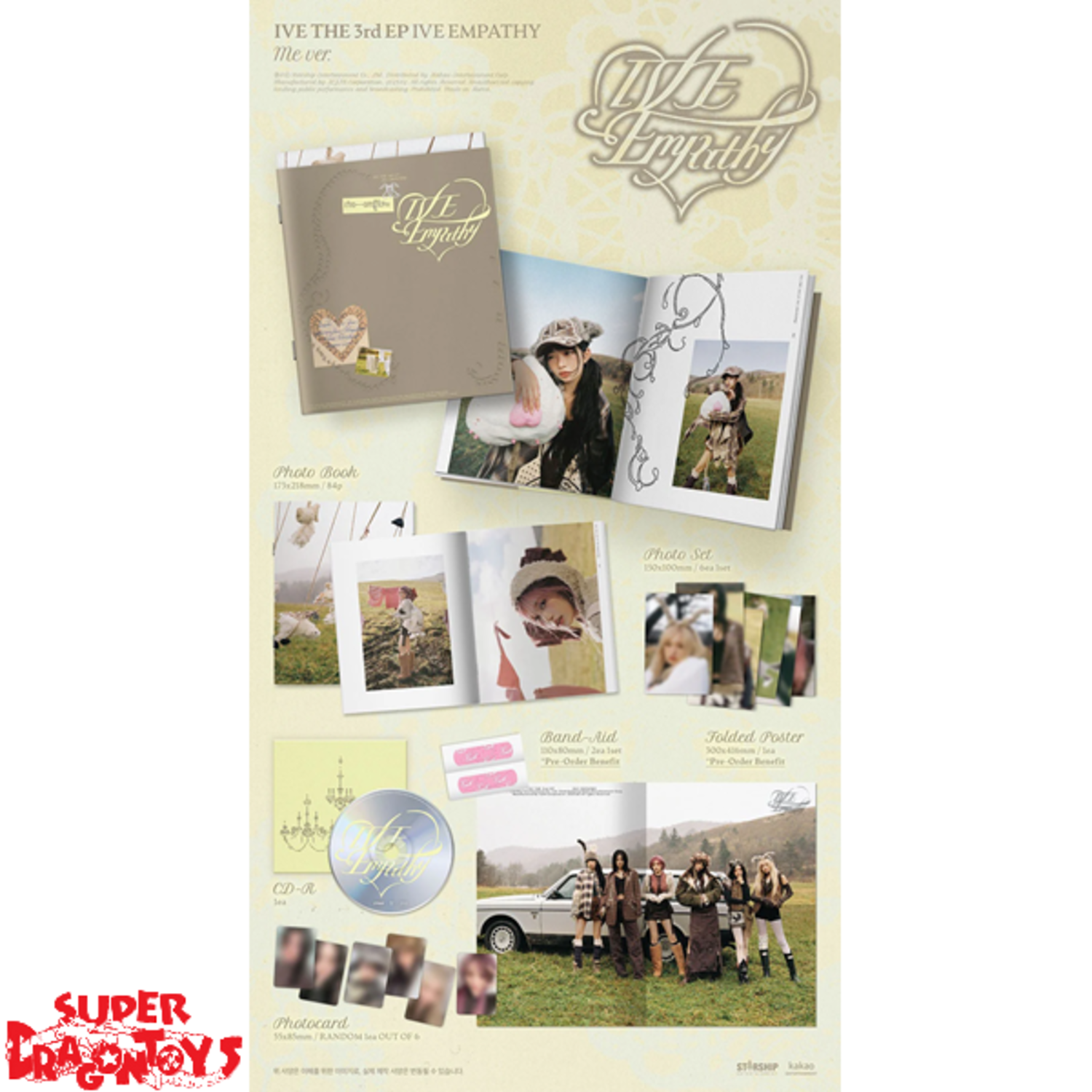 IVE (아이브) - IVE EMPATHY - THE 3RD EP - SUPER DRAGON TOYS