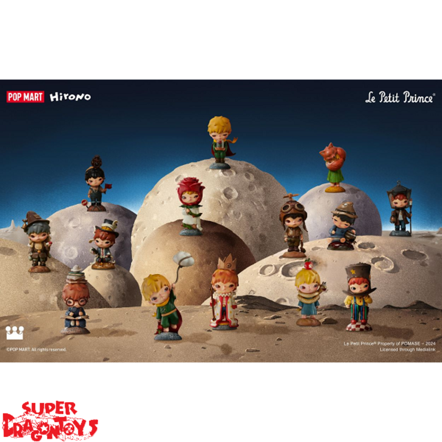 Figurine Popmart HIRONO - Boîte Pliée Avec Carte - Thème Boxe Et Prince - Neuf