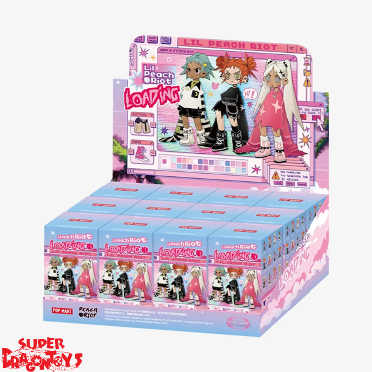 POP MART POP MART - LIL PEACH RIOT  ["LOADING" SERIES] - BLINDBOX MINI FIGURE