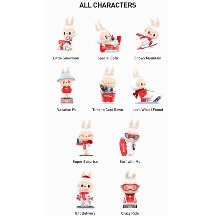 POP MART POP MART - THE MONSTERS "LABUBU" [COCA COLA SERIES] - BLINDBOX MINI FIGURE