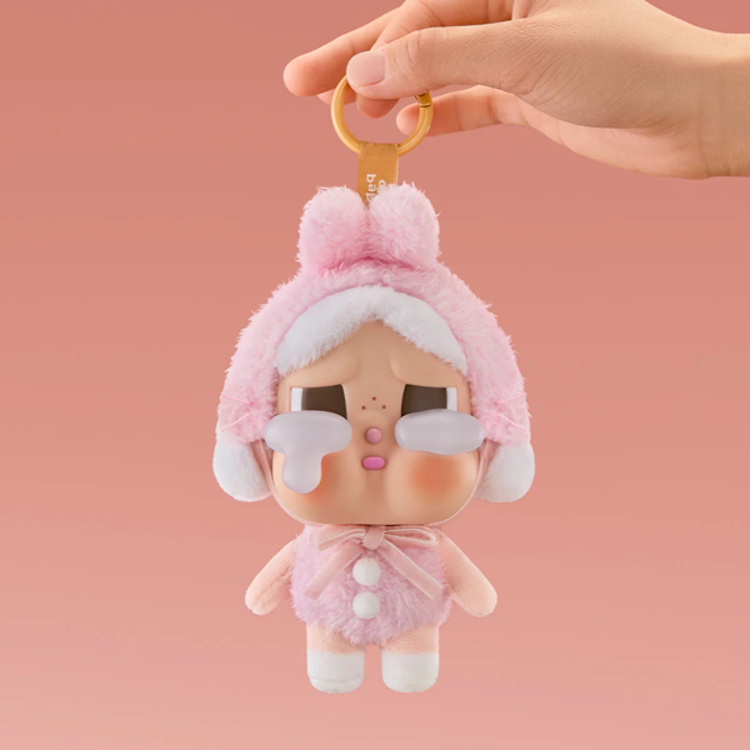 POP MART POP MART - CRYBABY [CRYING AGAIN SERIES] - PLUSH FACE KEYRING BLINDBOX