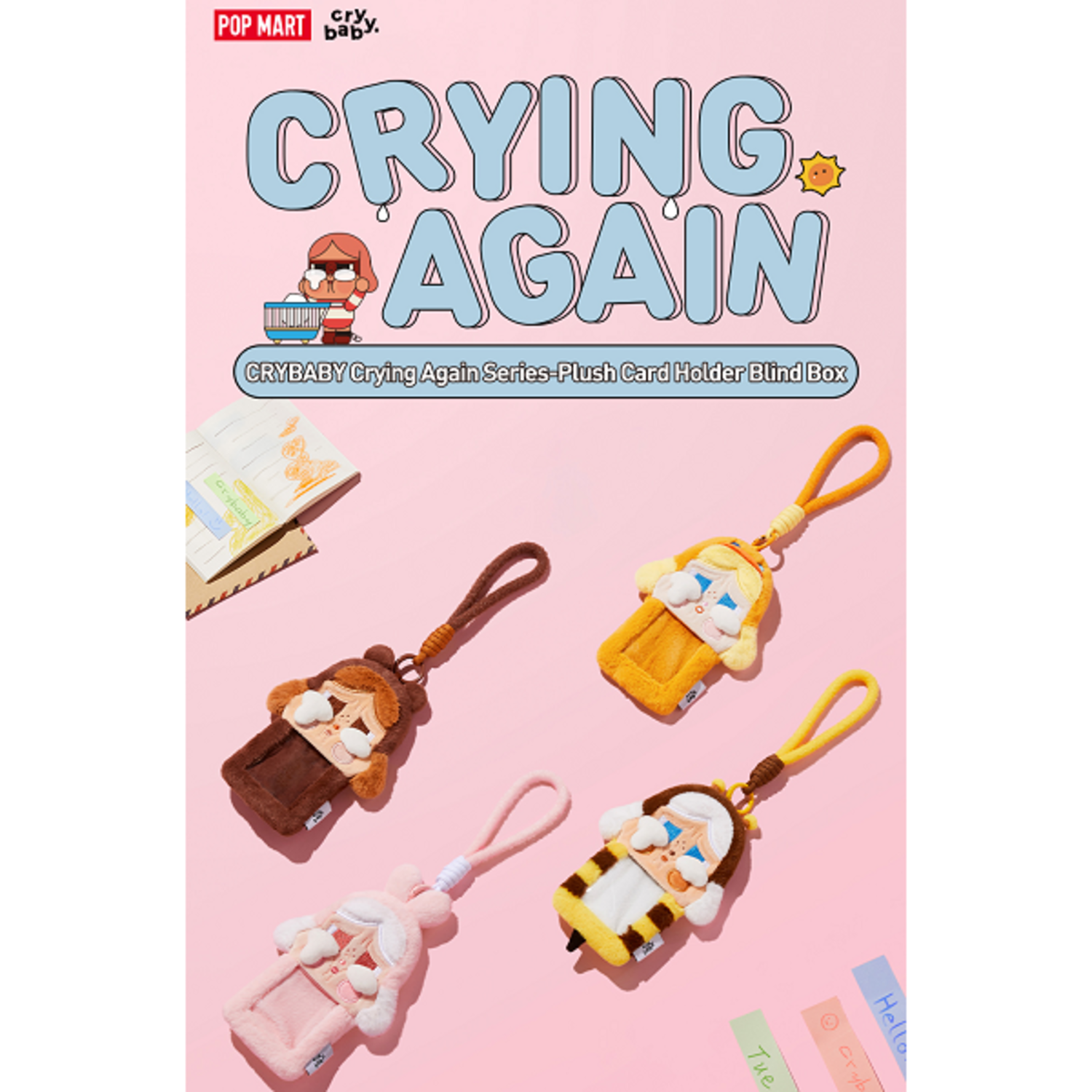 POP MART - CRYBABY [CRYING AGAIN SERIES] - PLUSH HOLDER