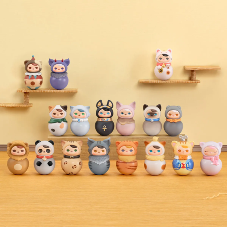 POP MART POP MART - PUCKY [ROLY POLY KITTY SERIES] - BLINDBOX MINI FIGURE