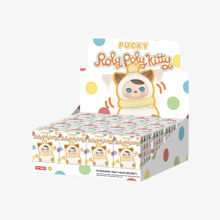 POP MART POP MART - PUCKY [ROLY POLY KITTY SERIES] - BLINDBOX MINI FIGURE