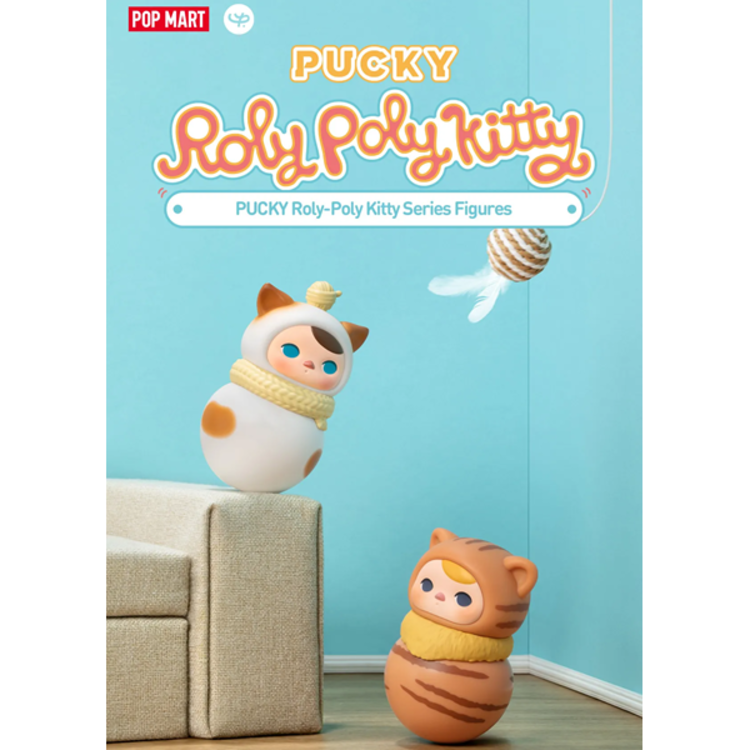 POP MART POP MART - PUCKY [ROLY POLY KITTY SERIES] - BLINDBOX MINI FIGURE