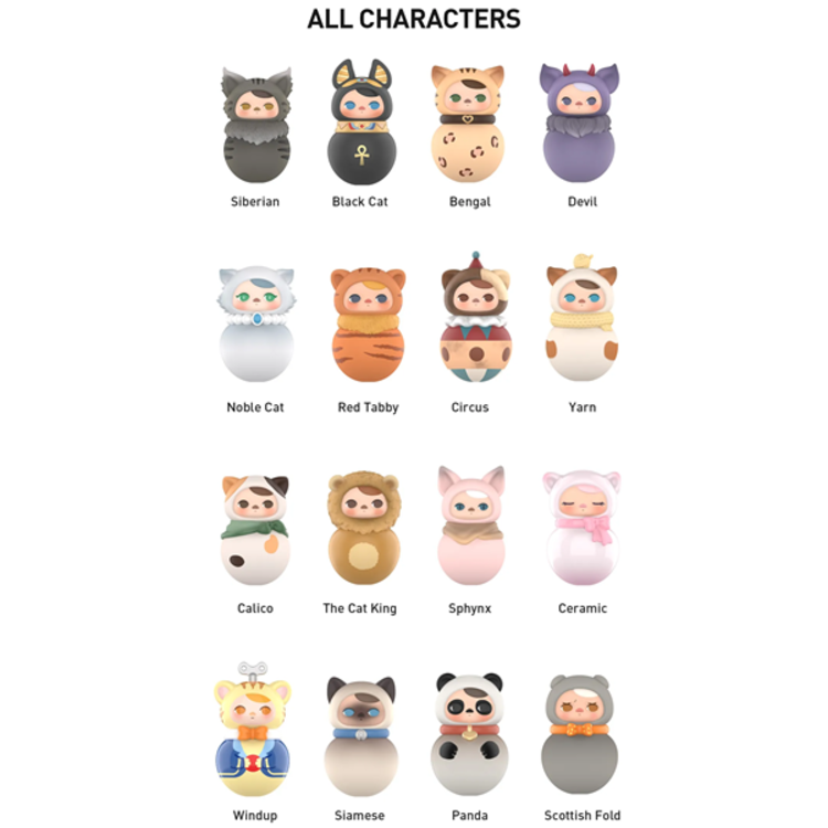 POP MART POP MART - PUCKY [ROLY POLY KITTY SERIES] - BLINDBOX MINI FIGURE