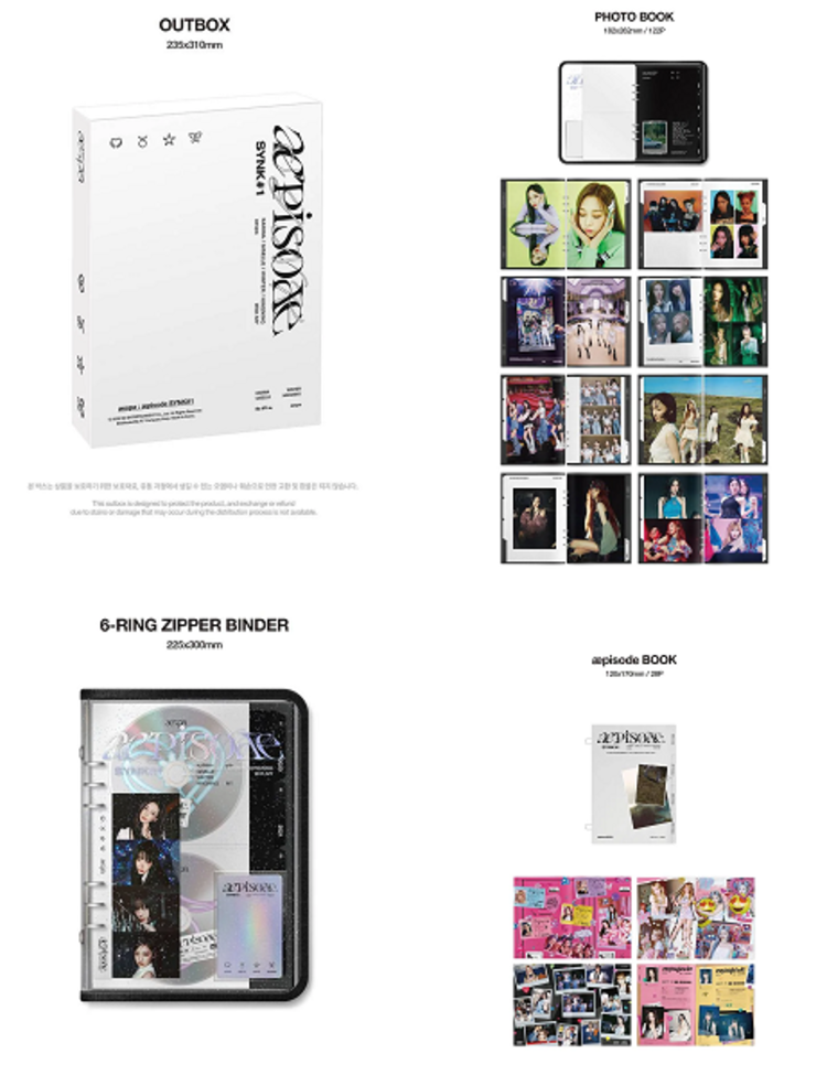 AESPA (에스파) - AEPISODE [SYNK#1] - [4DVD] PACKAGE