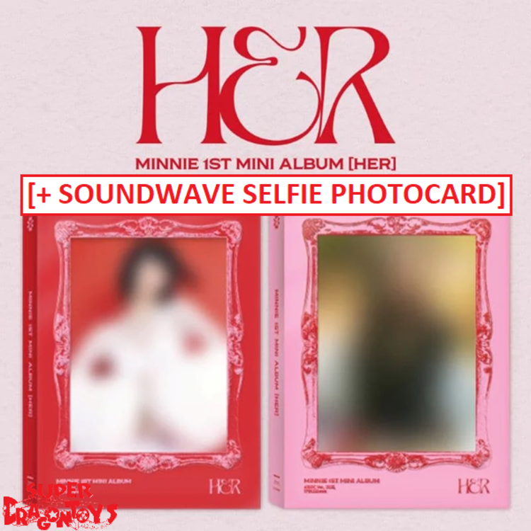 MINNIE (민니) [(G)I-DLE] - HER - 1ST MINI ALBUM + [LUCKY DRAW SOUNDWAVE PHOTOCARD]