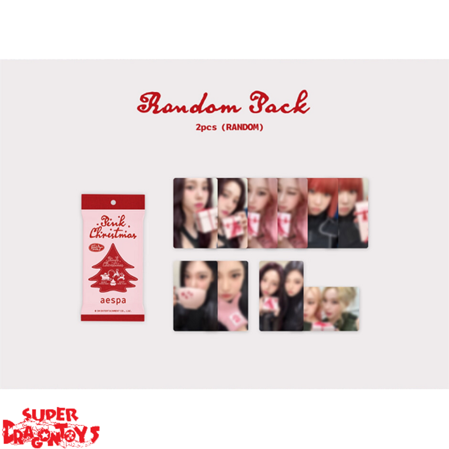 AESPA (에스파) - [2024 PINK CHRISTMAS] TRADING CARD PACK