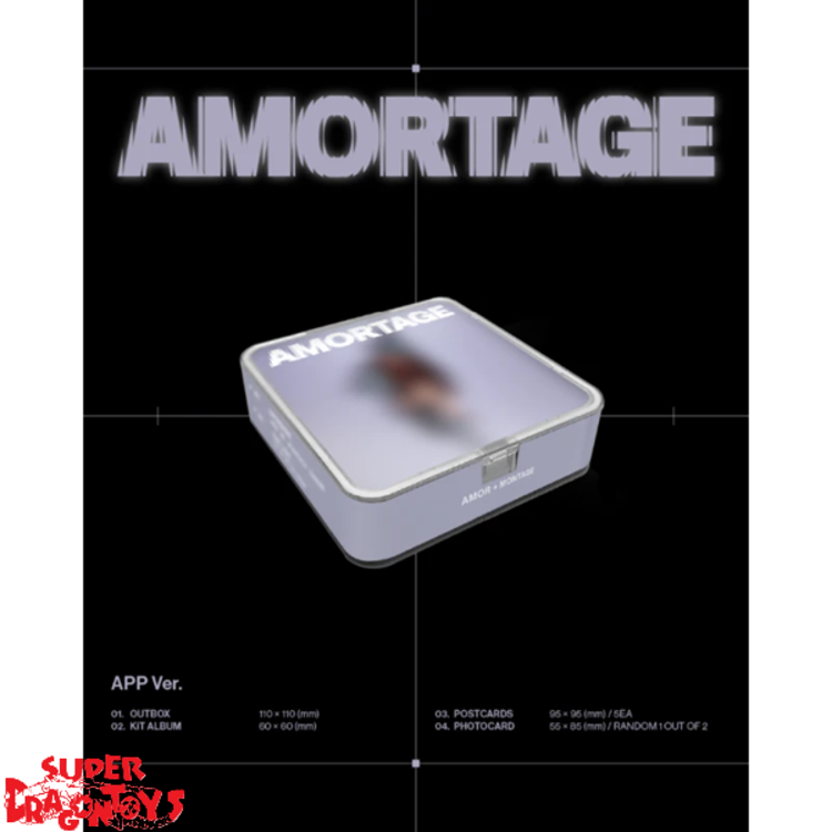 JISOO (김지수) [BLACKPINK] - AMORTAGE - [APP VER.] - 1ST MINI ALBUM