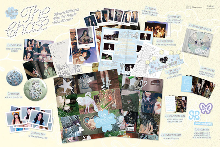 HEARTS2HEARTS (하츠투하츠) - THE CHASE - [PACKAGE VER.] - 1ST SINGLE ALBUM