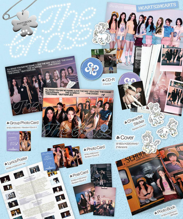 HEARTS2HEARTS (하츠투하츠) - THE CHASE - [PHOTOBOOK VER.] - 1ST SINGLE ALBUM