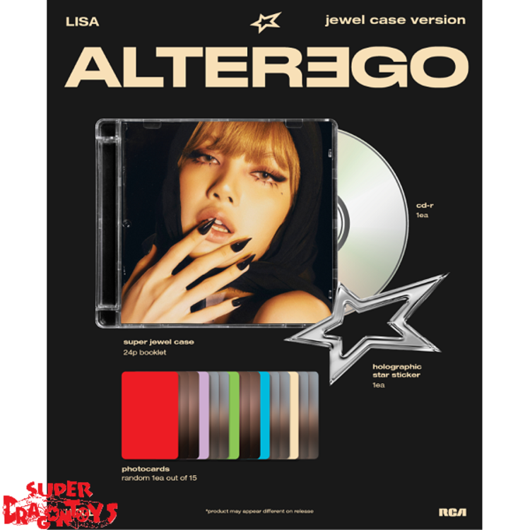 LISA (리사) [BLACKPINK] - ALTER EGO - [JEWEL CASE] - 1ST SOLO ALBUM