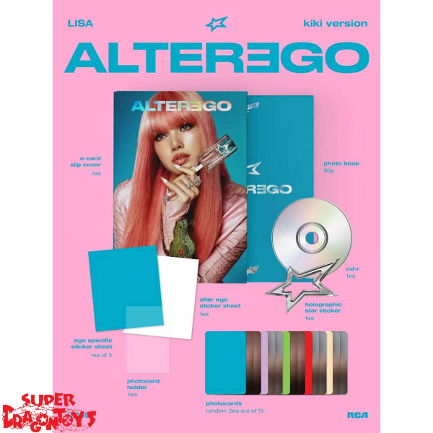 LISA (리사) [BLACKPINK] - ALTER EGO - [KIKI PHOTOBOOK VER.] - 1ST