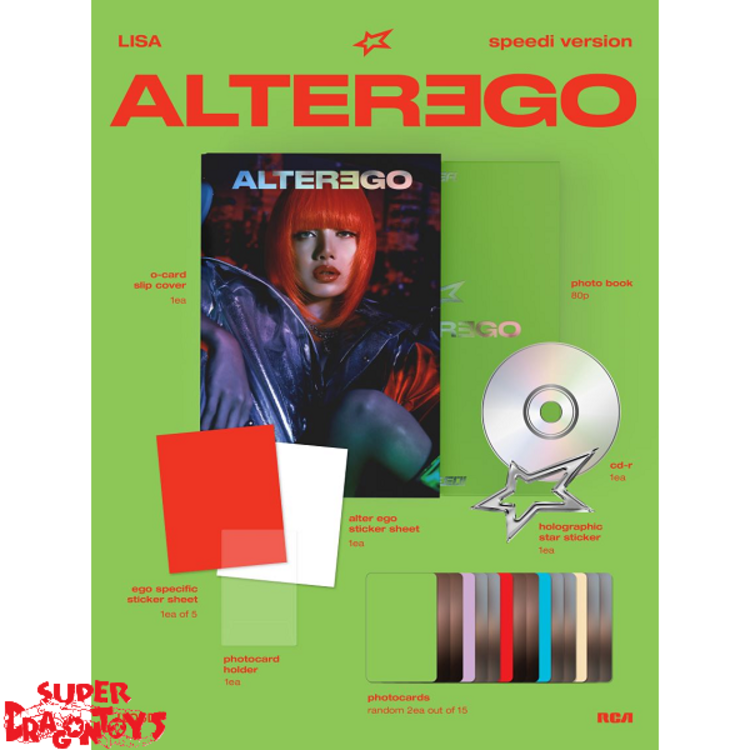 LISA (리사) [BLACKPINK] - ALTER EGO - [SPEEDI PHOTOBOOK VER.] - 1ST SOLO ALBUM