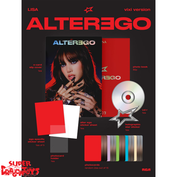 LISA (리사) [BLACKPINK] - ALTER EGO - [VIXI PHOTOBOOK VER.] - 1ST SOLO ALBUM