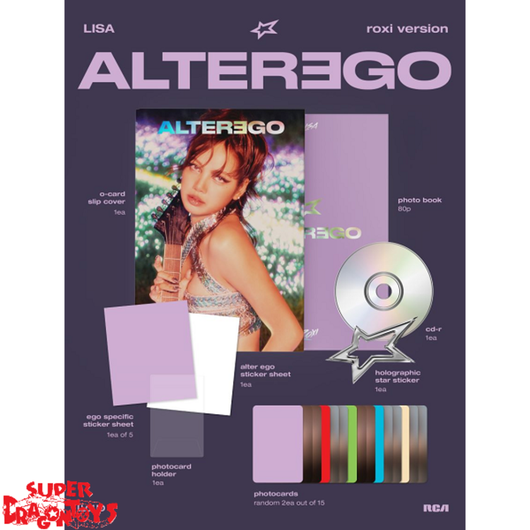 LISA (리사) [BLACKPINK] - ALTER EGO - [ROXI PHOTOBOOK VER.] - 1ST SOLO ALBUM
