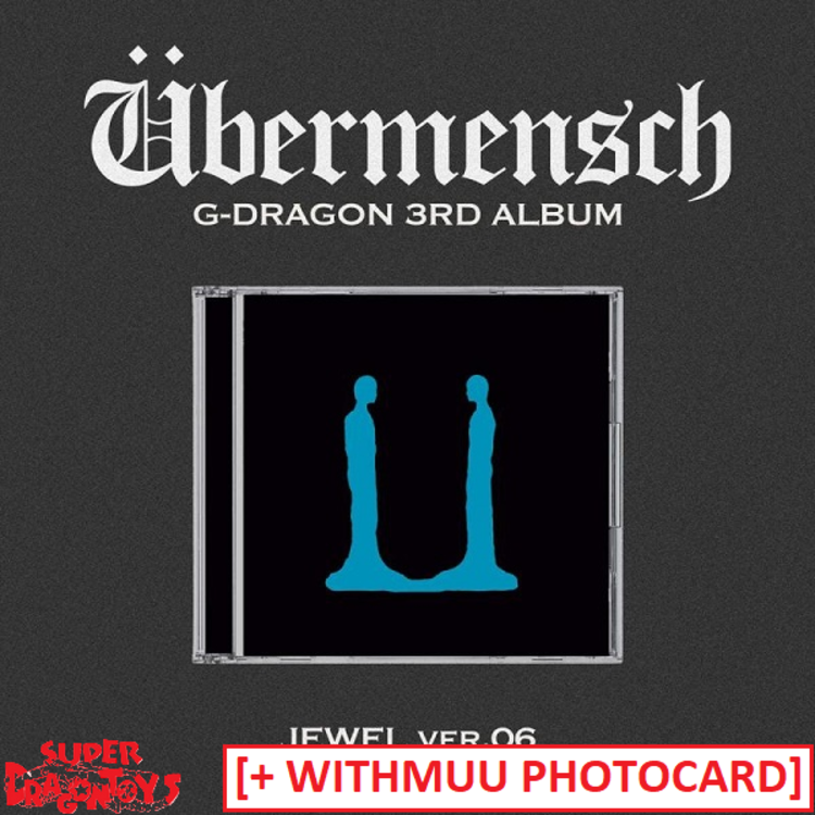 G-DRAGON (지드래곤) - UBERMENSCH - [JEWEL VER.] - 3RD ALBUM + [WITHMUU PHOTOCARD]