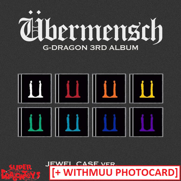G-DRAGON (지드래곤) - G-DRAGON (지드래곤) - UBERMENSCH - [JEWEL VER.] - 3RD ALBUM + [WITHMUU PHOTOCARD]- [JEWEL VER.] - 3RD ALBUM + [WITHMUU PHOTOCARD] - Copy