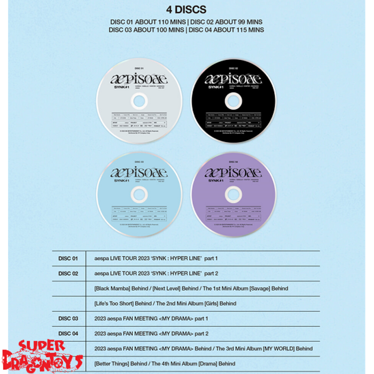 AESPA (에스파) - AEPISODE [SYNK#1] - [4BR] PACKAGE