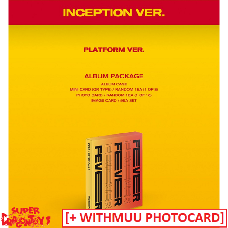 ATEEZ (에이티즈) - ZERO : FEVER [PART.1] - [PLATFORM VER.] - MINI ALBUM + [WITHMUU PHOTOCARD]