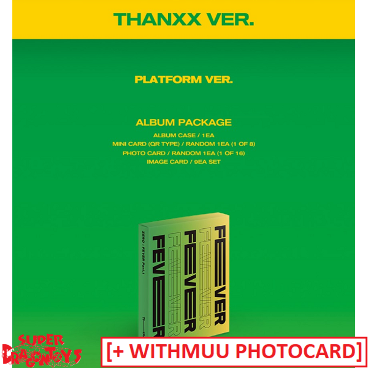 ATEEZ (에이티즈) - ZERO : FEVER [PART.1] - [PLATFORM VER.] - MINI ALBUM + [WITHMUU PHOTOCARD]