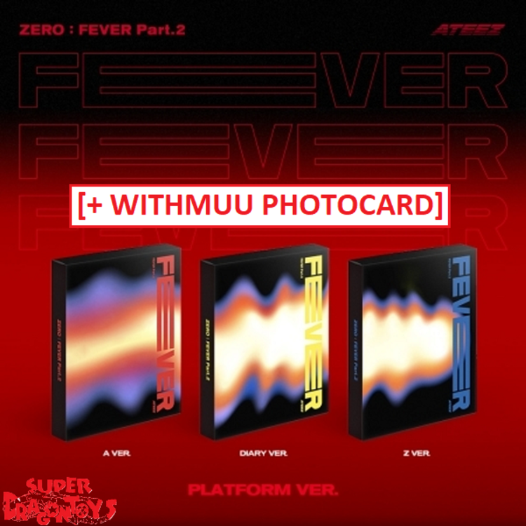 ATEEZ (에이티즈) - ZERO : FEVER [PART.2] - [PLATFORM VER.] - MINI ALBUM + [WITHMUU PHOTOCARD]