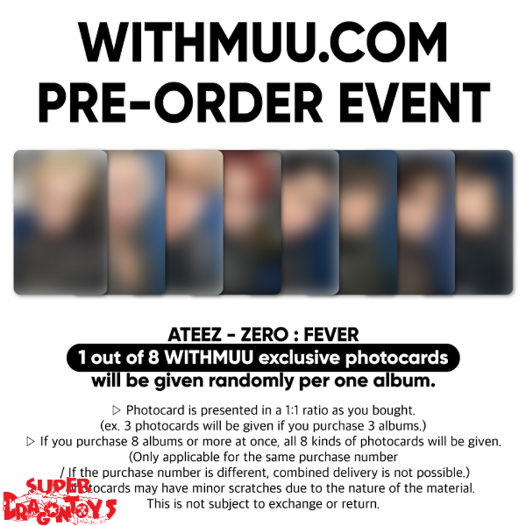 ATEEZ (에이티즈) - ZERO : FEVER [PART.2] - [PLATFORM VER.] - MINI ALBUM + [WITHMUU PHOTOCARD]